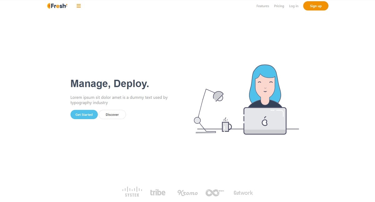 Fresh Free Bulma CSS Template
