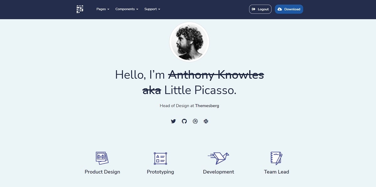 Django Pixel (Open-Source Bootstrap 5) - Freelancer Page