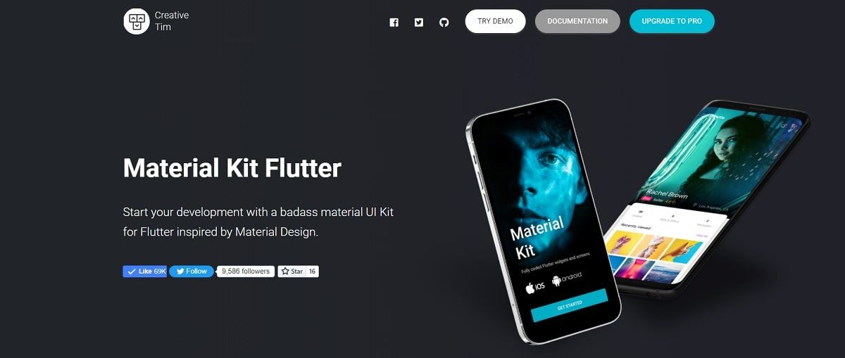 Material Kit Flutter (Open-Source) - Cover Image