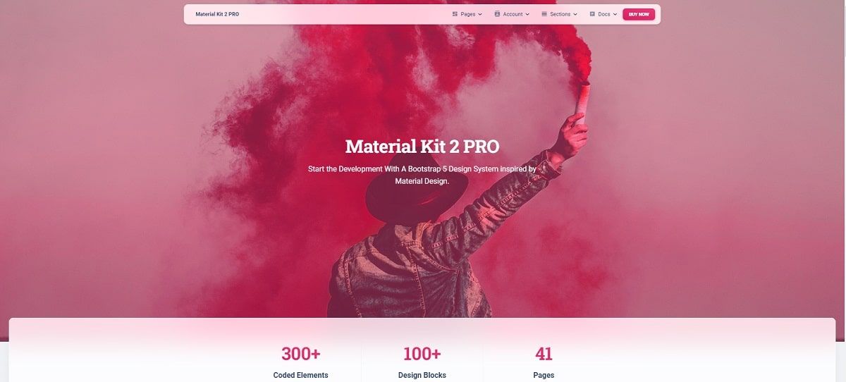 Material Kit 2 PRO (Premium Bootstrap 5) - Cover Image