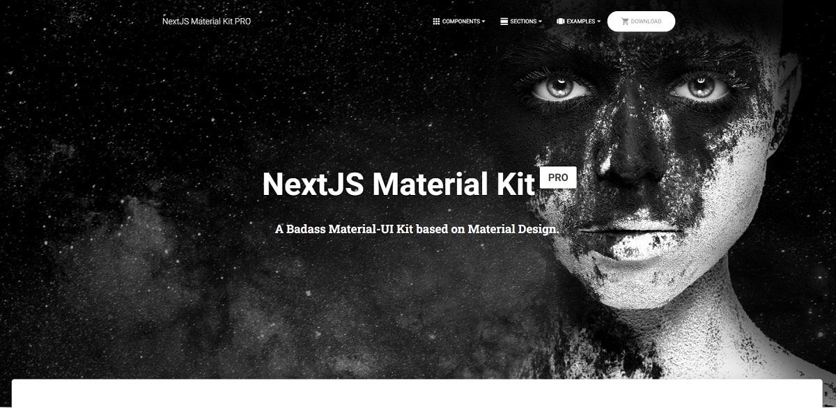 NextJS Material Kit PRO - Cover Image