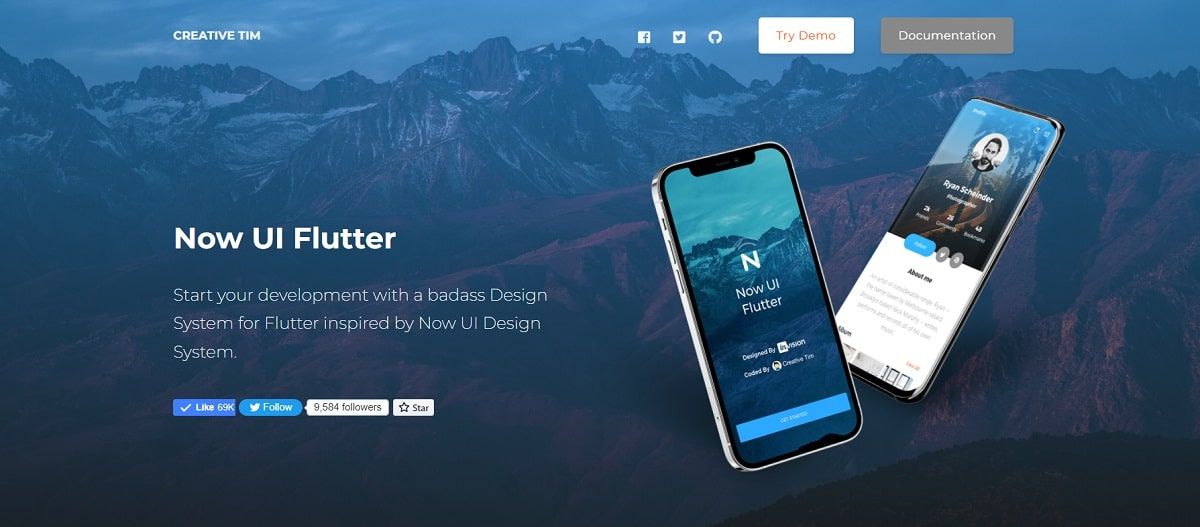 Now UI Flutter (Open-Source Template) - Cover Image