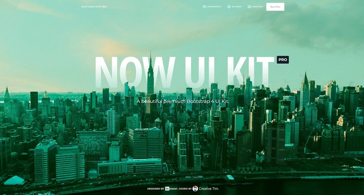 Nuxt Now UI Kit PRO (premium template) - Cover Image.