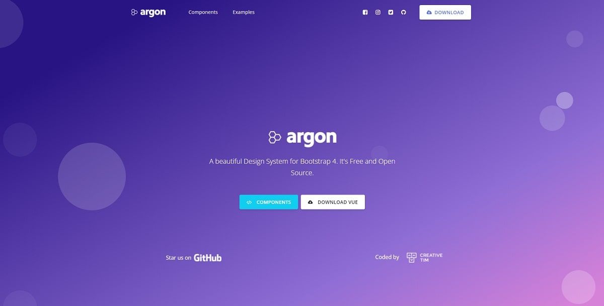 Vue Argon Design System (Open-Source) - Cover Image