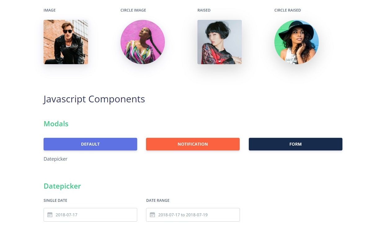 Vue Argon Design System (Open-Source) - Team Component.