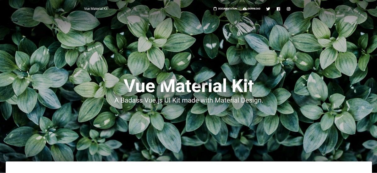 Vue Material Kit (Open-Source) - Cover Image