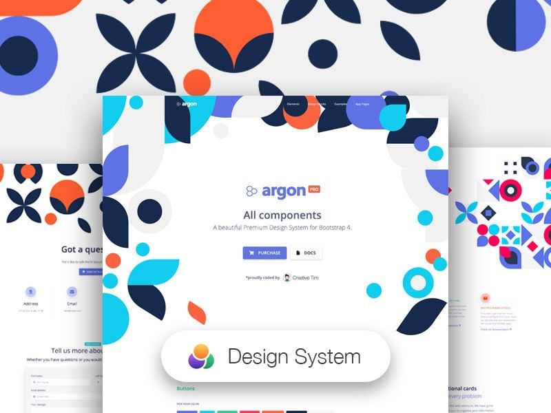 Argon Design System PRO - Official product image