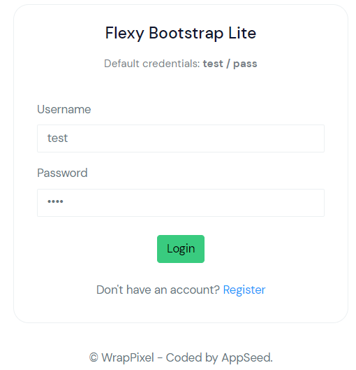 Flexy Lite - Open-Source Django Starter
