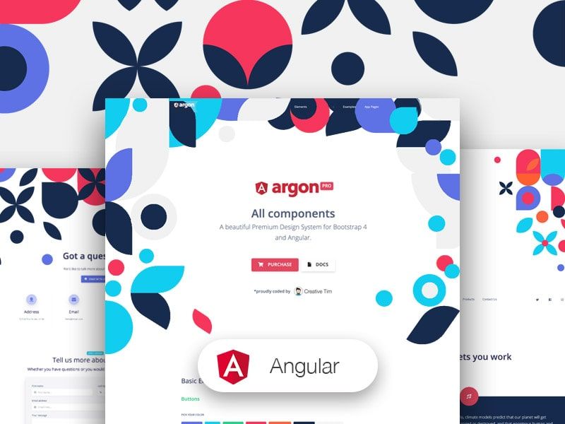 Argon Design System for Angular (premium version)