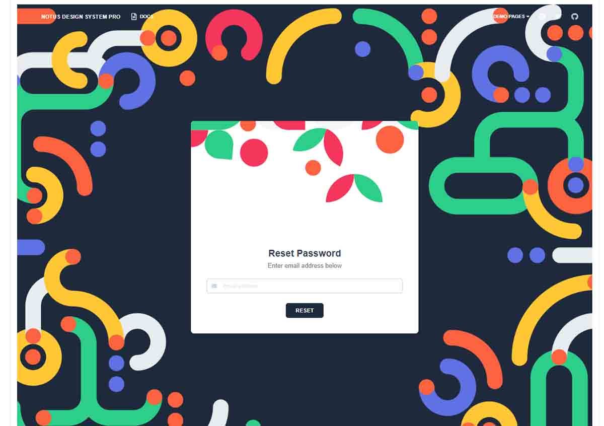 Notus Design System - Auth Page (React & Tailwind)