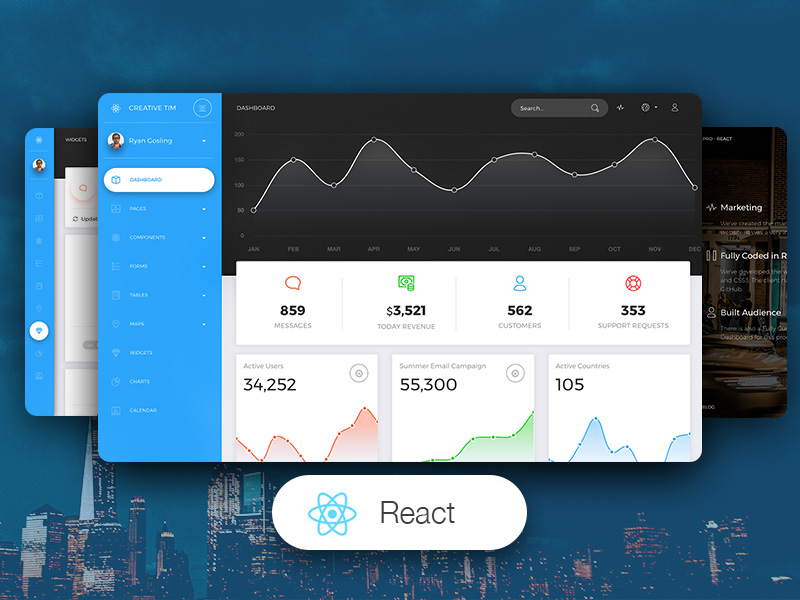 Now UI Dashboard React - Premium Version