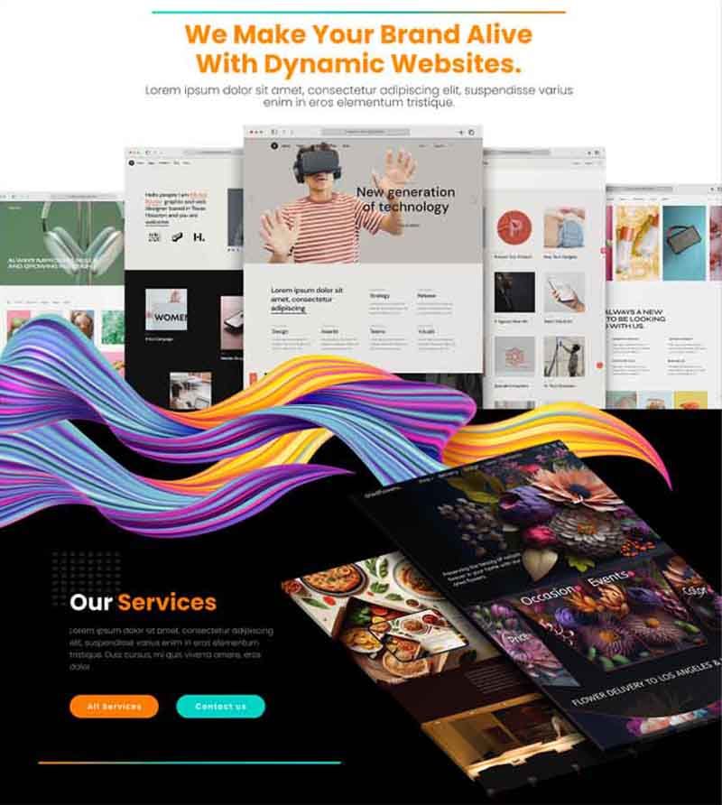 Web Design Agency - Services Component (FIGMA), crfated by AppSeed