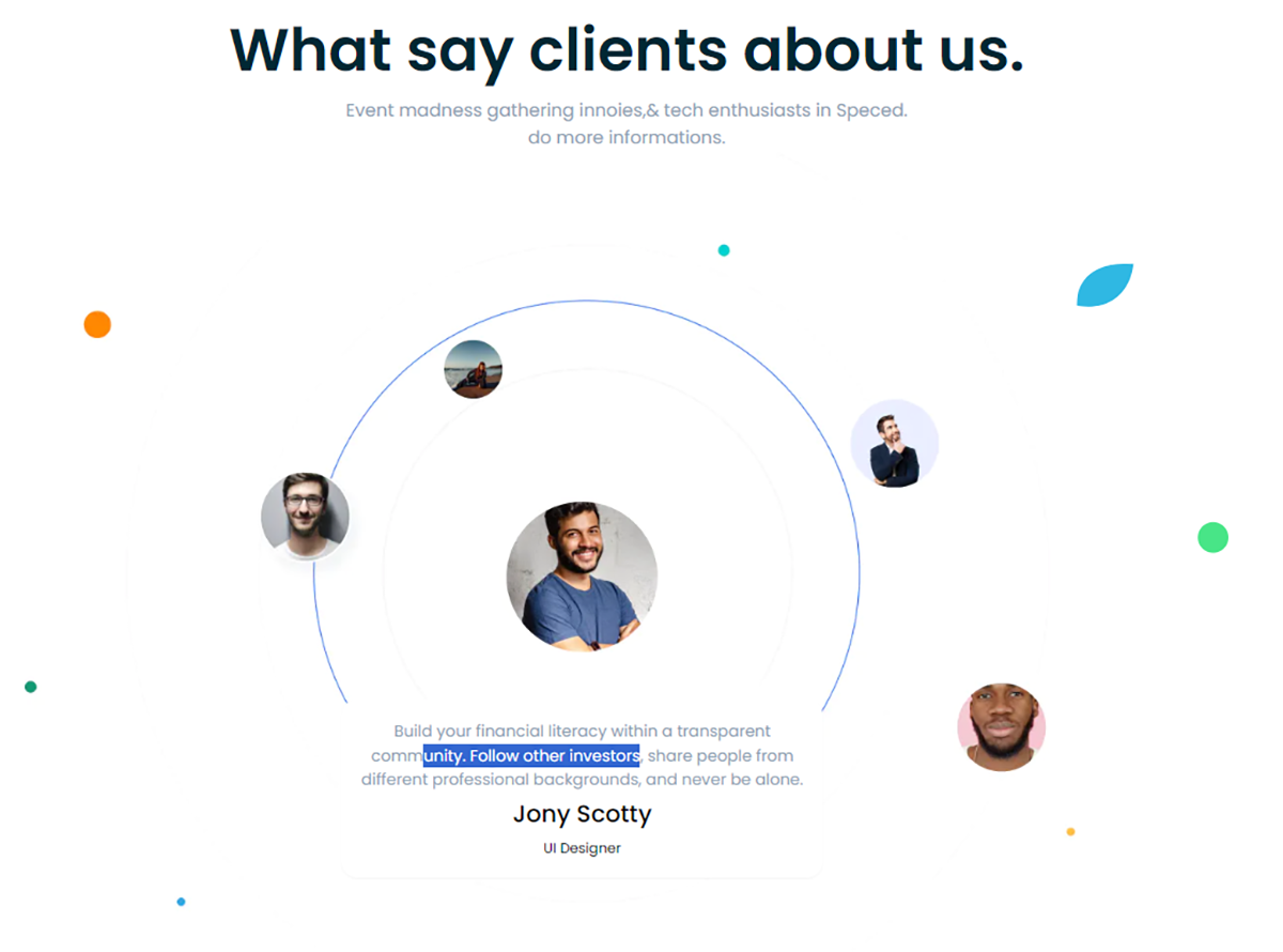 Dsign Next.js Landing-page - Testimonial Component, by AdminMart