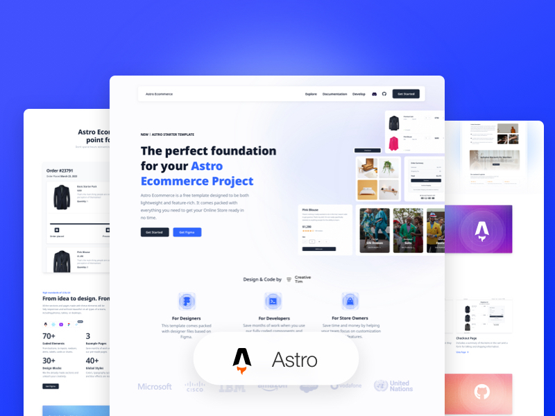 Astro eCommerce - by Creative Tim