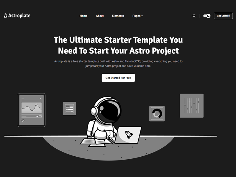 Astroplate - Open-source Astro Starter