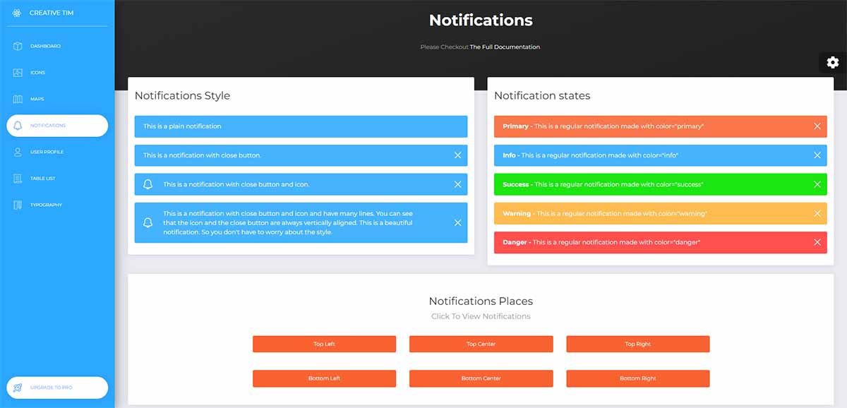 Now UI Dashboard - Free React Template