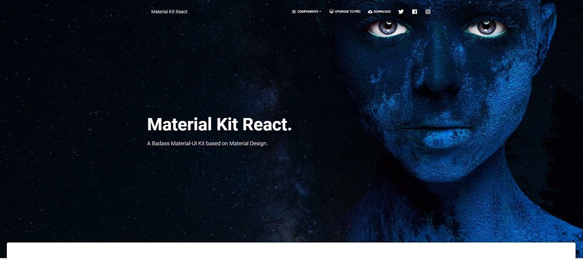 Material Kit React - Free Material-UI Design