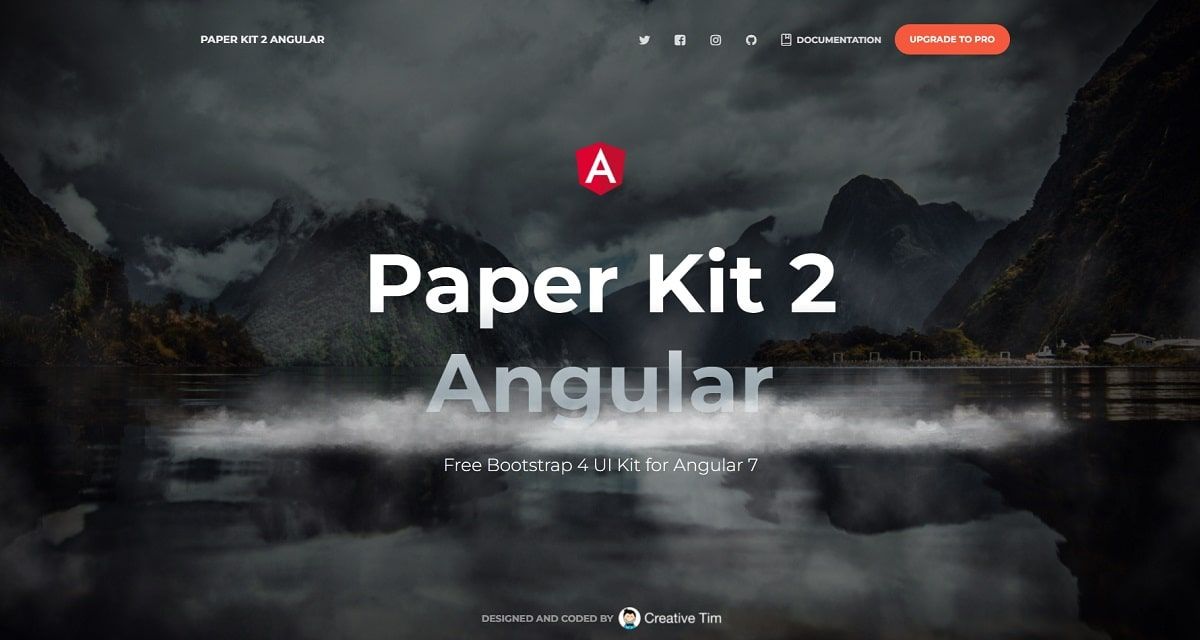 Paper Kit 2 Angular - Open-Source UI Kit