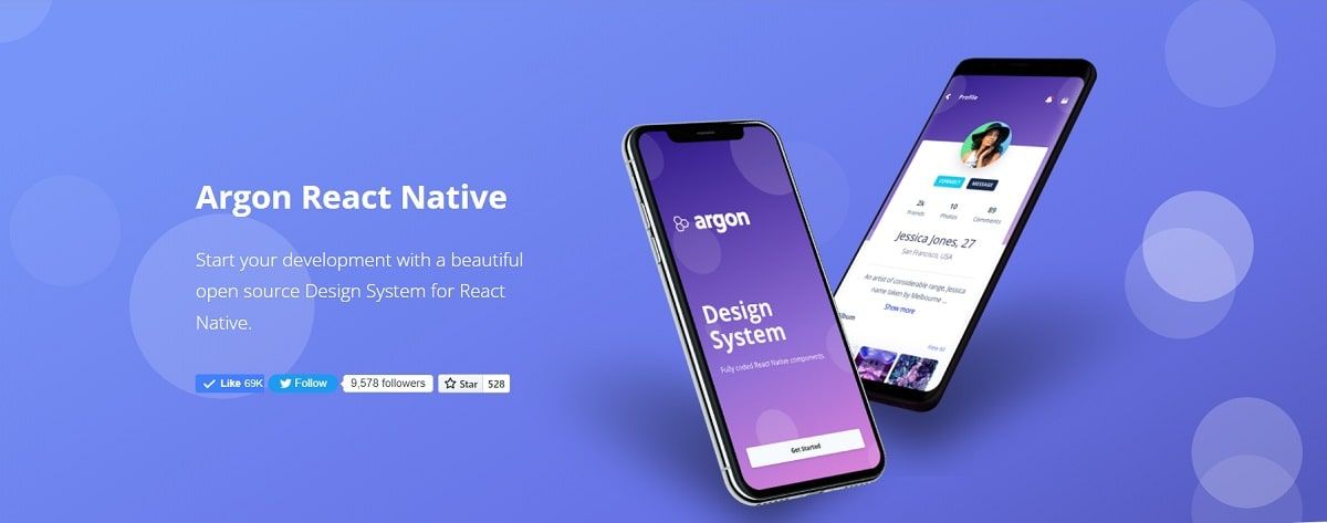 Argon React Native - Open-Source React Template