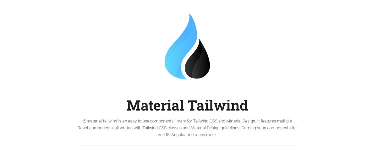 Material Kit React - Open-Source Tailwind CSS Kit 