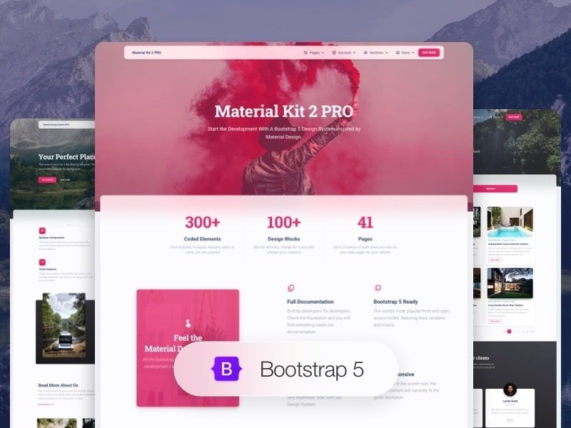 Material Kit 2 PRO - Premium Bootstrap 5 Design (Creative-Tim)