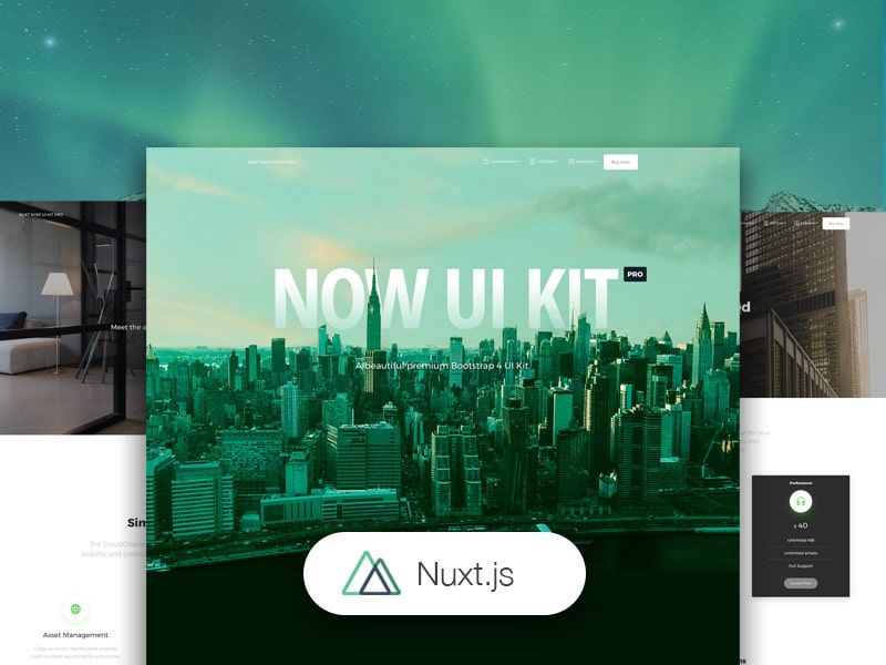 Nuxt Now UI Kit PRO - Premium Template by Creative-Tim