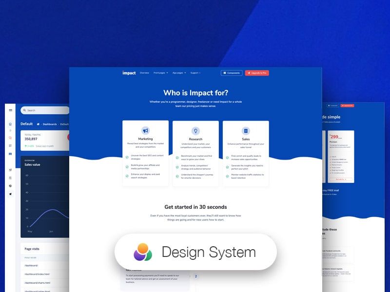 Impact Design System - Open-Source Bootstrap template by Creative-Tim