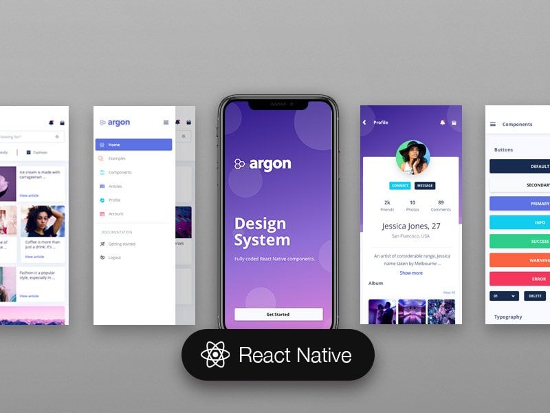 Argon React Native - Fully coded app template (open-Source)