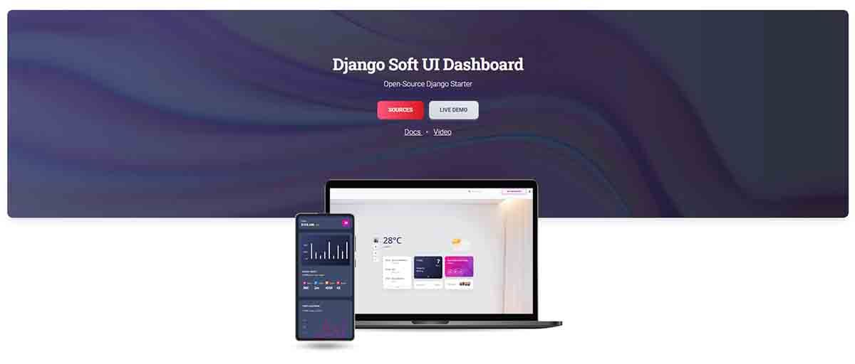 Soft UI Dashboard - Open-Source Django Template