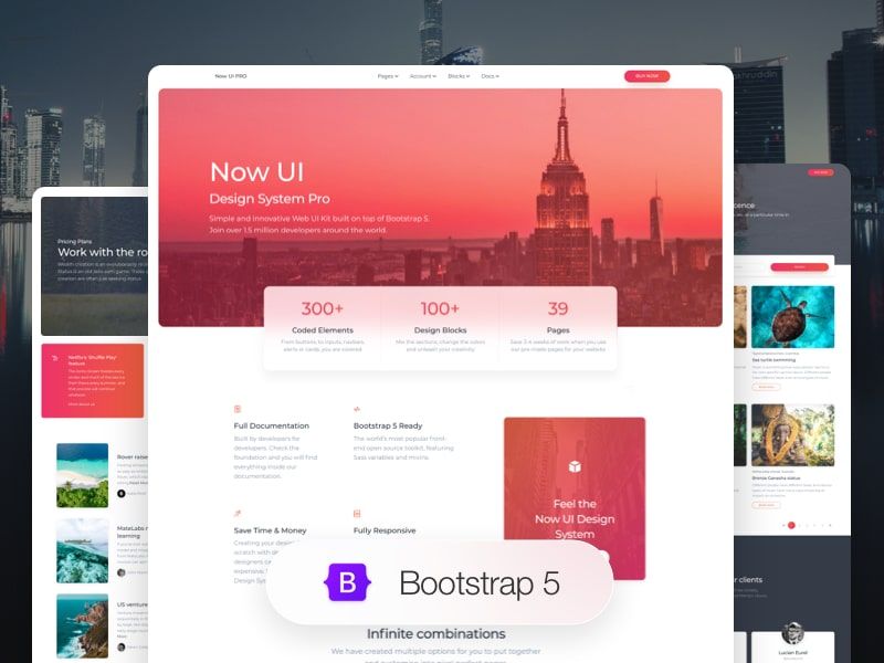 Now UI Design System - Premium Bootstrap 5 Template
