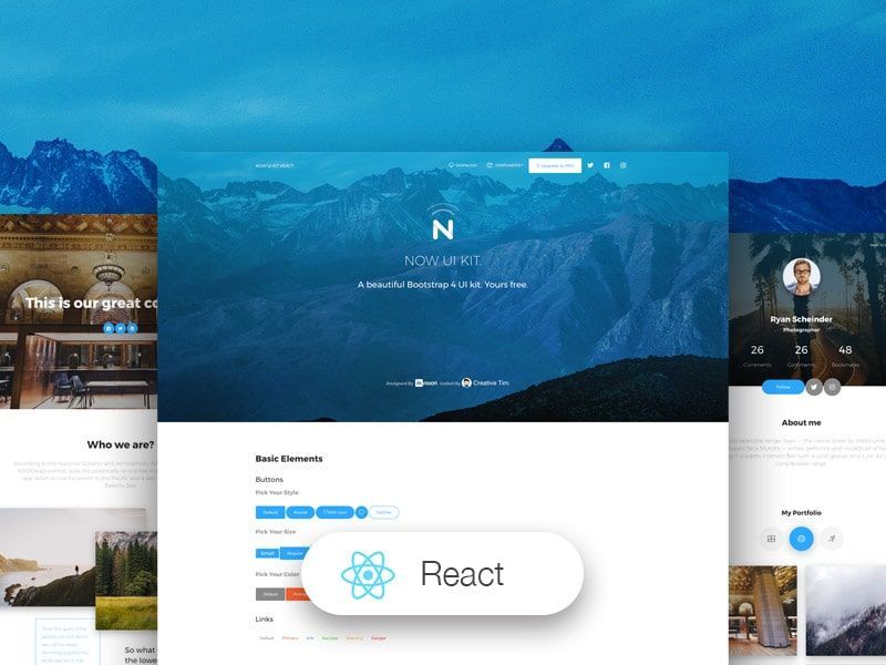 Now UI Kit React - Open-Source React Template