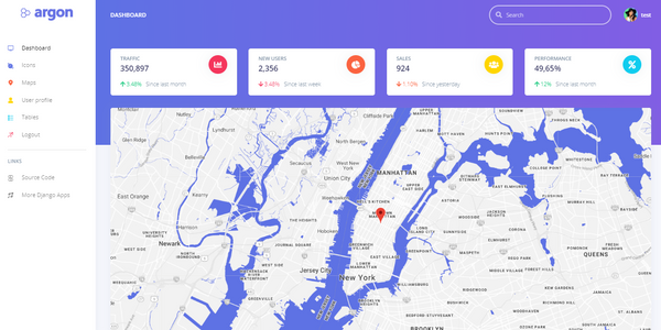 Django Template - Argon Dashboard