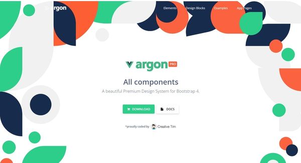 Premium Argon Design System for Bootstrap 4 and VueJs