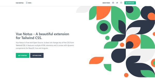 Notus - Free Tailwind CSS and VueJS UI Kit and Admin.