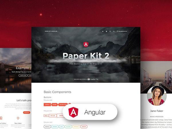 Paper Kit 2 Angular - Open-Source Product by Creative-Tim