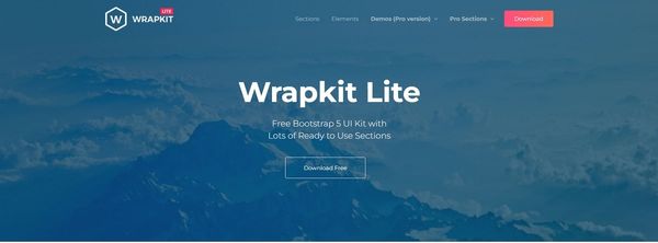 WrapKit Lite - Open-Source Bootstrap 5 Design 