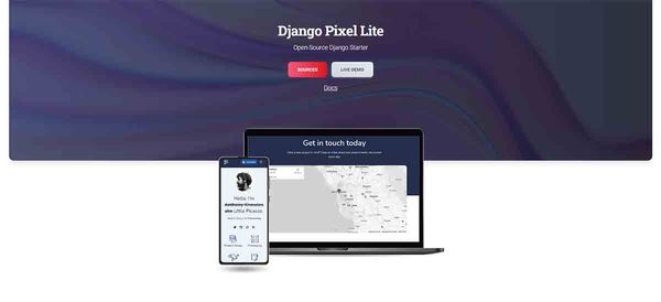 Pixel Django Template - Open-Source Django Template