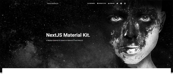 Free Material Design Kit powered by React and NextJS