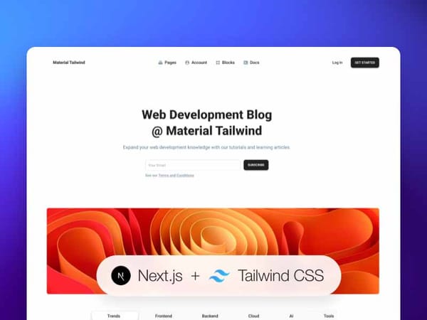 NextJS Tailwind Blog Posts Page by Creative-Tim